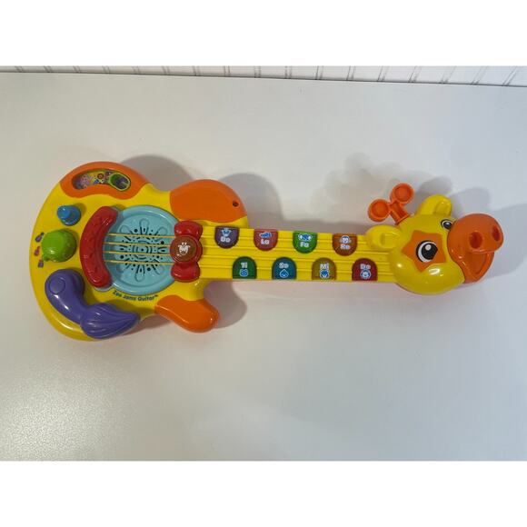 Vtech ZOO JAMZ GUITAR with 3 Modes of Play Bar 8 Lighted Keys - Picture 6 of 8